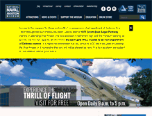 Tablet Screenshot of navalaviationmuseum.org